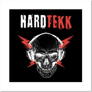 HardTek Skull Tekno 23 Posters and Art